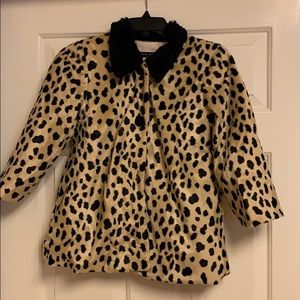 Kids leopard print coat